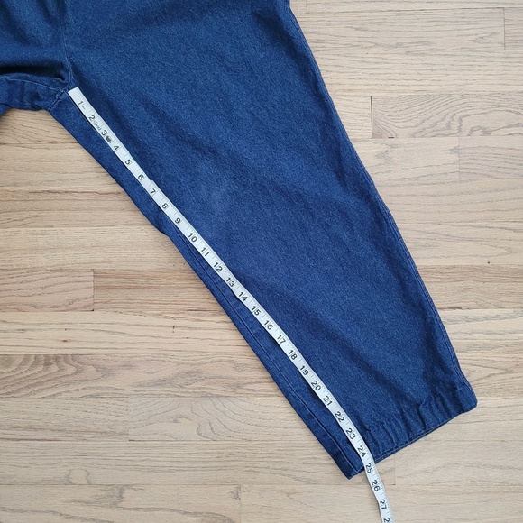 Vintage 80s American Sweetheart Jeans High Rise Straight Leg Pull On Grandma 18P - Picture 13 of 15